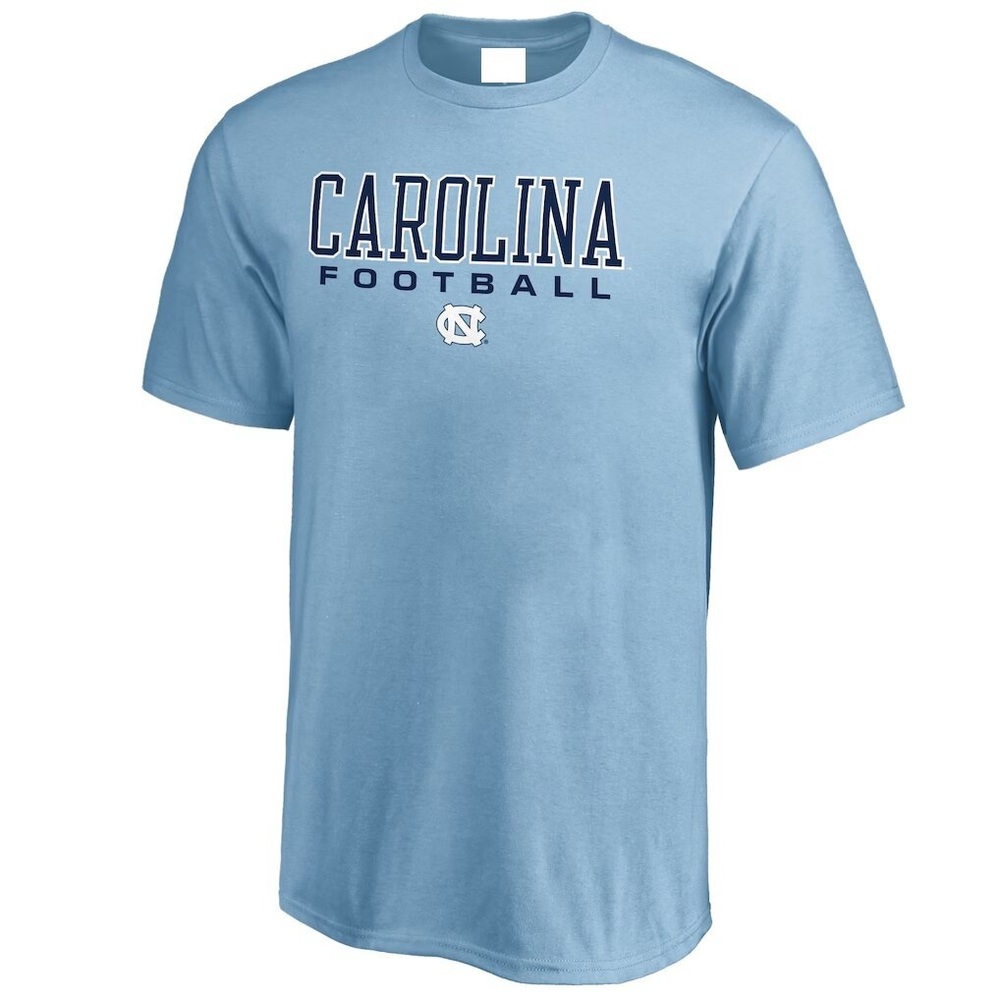 Carolina Blue North Carolina Tar Heels True Sport Football T-Shirt